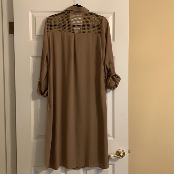 Semi-Sheer Maxi Tunic - Picture 12 of 12